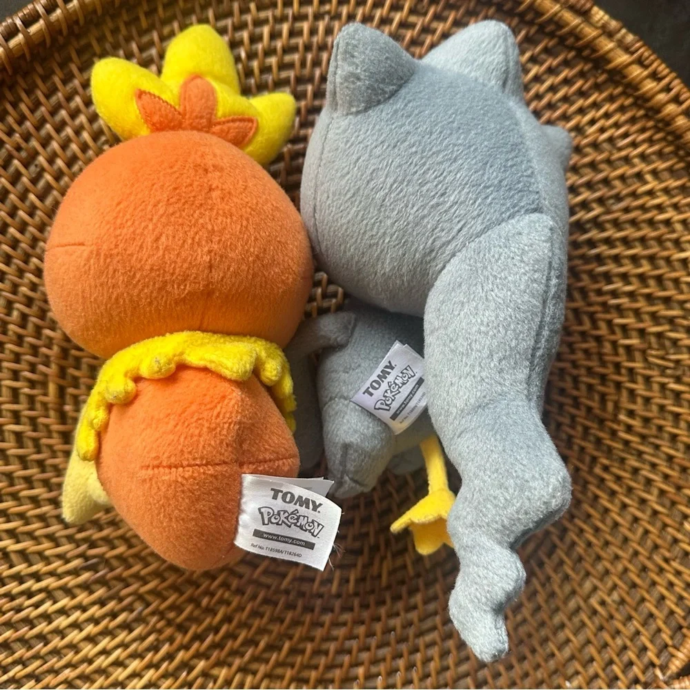 Tomy Pokémon Set of 2 Plush “Banette” “Torchic” Pokemon Characters